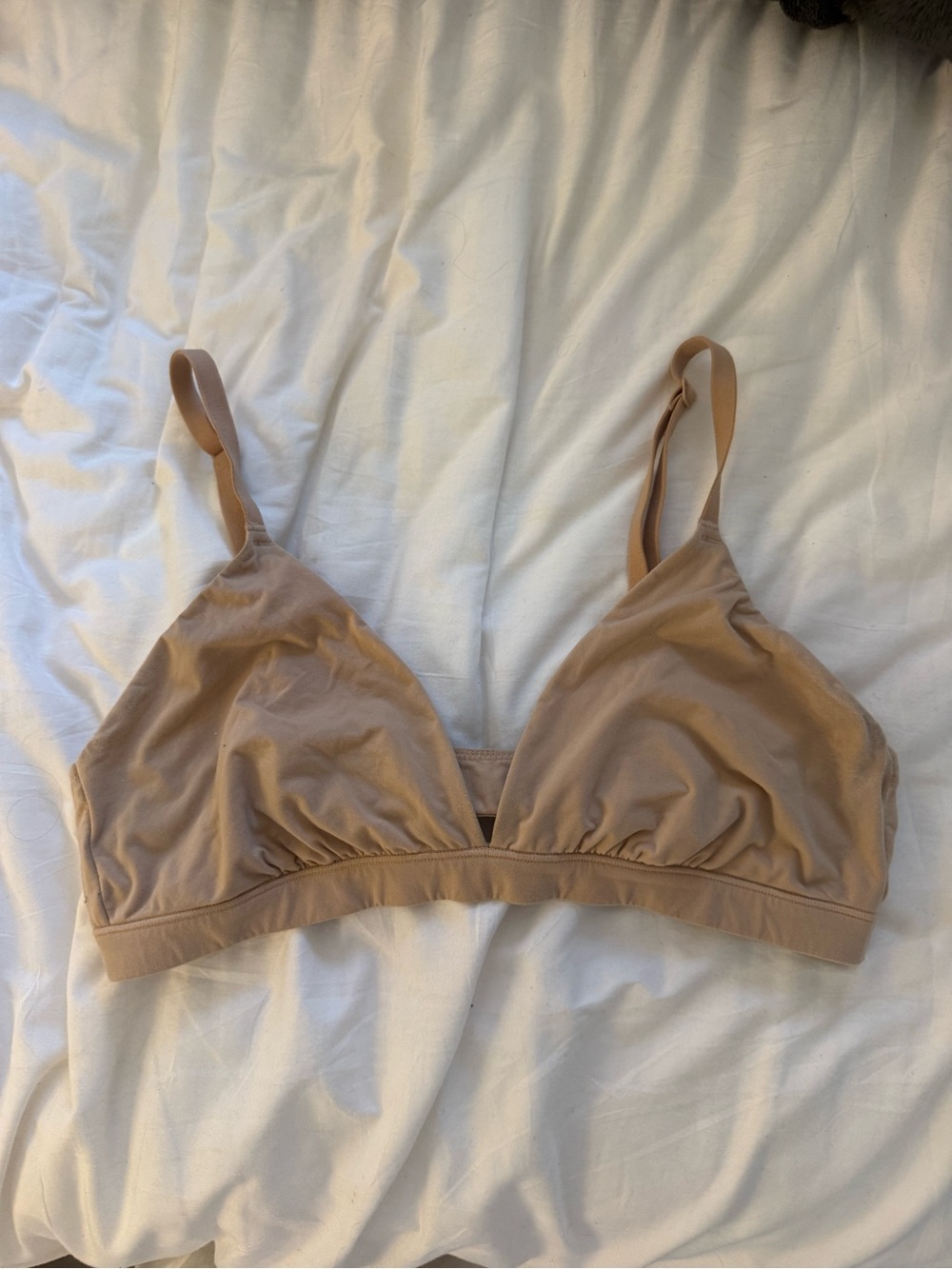 Skims Nude Triangle Bralette